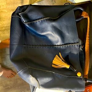 The Sak Peacock Leather Tote